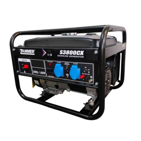 Бензиновый генератор ZAMMER S3800CX фото