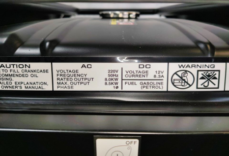 Бензиновый генератор ZAMMER S9500CXE фото