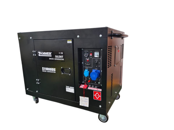 Дизельный генератор ZAMMER S11000DS- 7,5кВт кожух фото