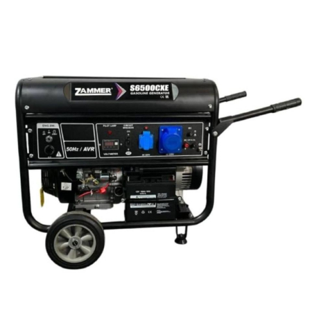 Бензиновый генератор ZAMMER S6500CXE фото