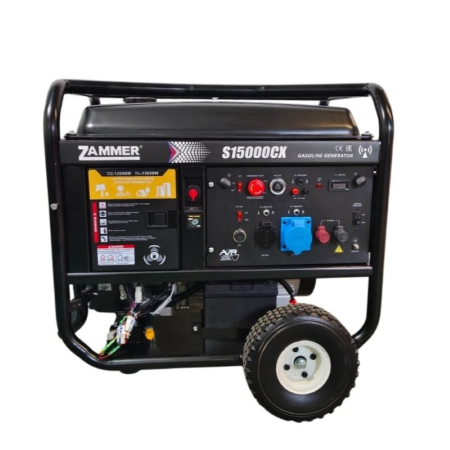 Бензиновый генератор ZAMMER S15000CX фото