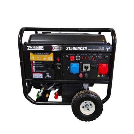 Бензиновый генератор ZAMMER S15000CX3 фото