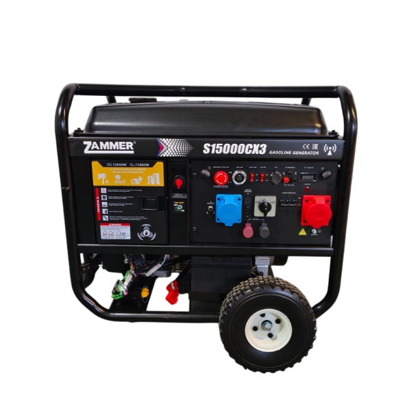 Бензиновый генератор ZAMMER S15000CX3 фото