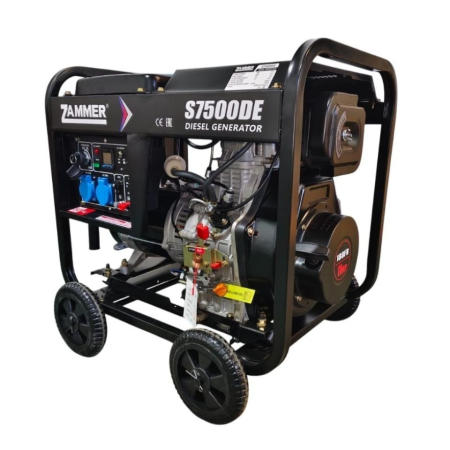Дизельный генератор ZAMMER S7500DE фото
