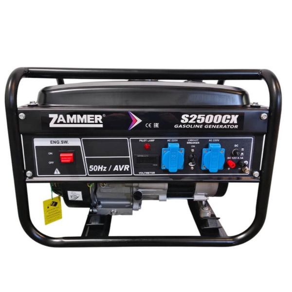 Бензиновый генератор ZAMMER S2500CX фото