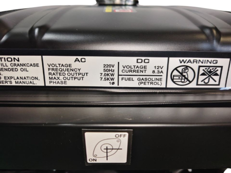 Бензиновый генератор ZAMMER S8500CXE фото