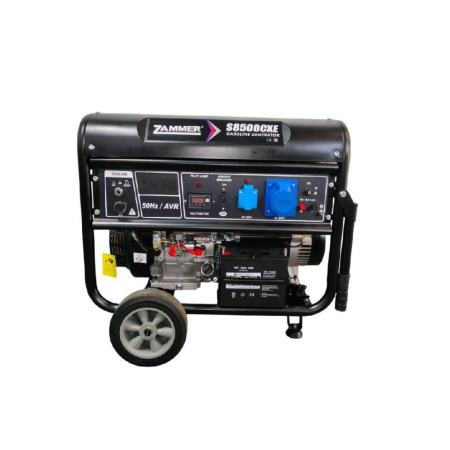 Бензиновый генератор ZAMMER S8500CXE фото