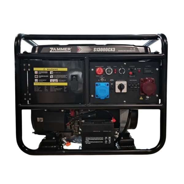 Бензиновый генератор ZAMMER S13000CX3 фото