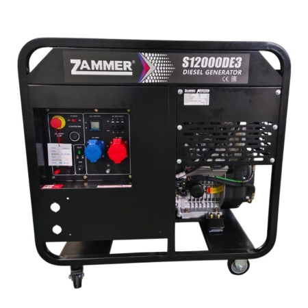 Дизельный генератор ZAMMER S12000DE3 фото