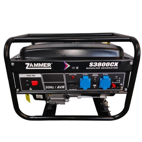 Бензиновый генератор ZAMMER S3800CX фото
