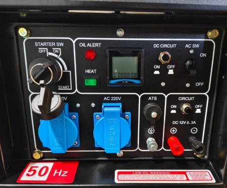 Дизельный генератор ZAMMER S7500DE фото