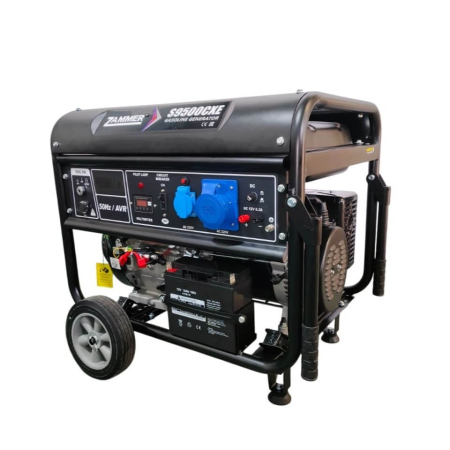 Бензиновый генератор ZAMMER S9500CXE фото